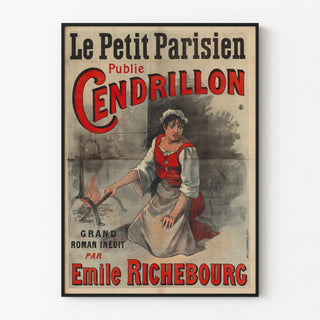 Vintage Poster Le Petit Parisien Cinderella by Emile Richebourg