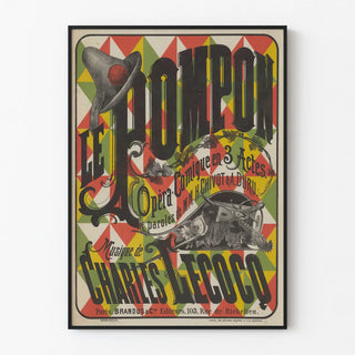 Vintage poster Le Pompon - Comic opera by Charles Lecocq
