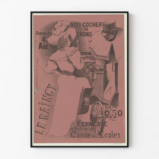 Vintage poster Le Raincy Sunday, August 4 - Casino fair