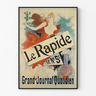 Vintage Poster The Rapid Daily Newspaper