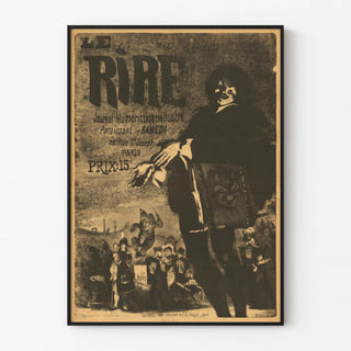 Vintage Poster Le Rire - Illustrated Humor Magazine