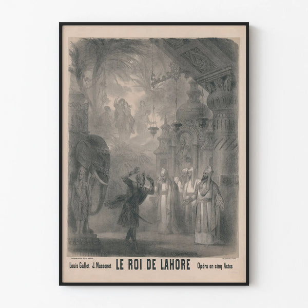 Vintage Poster The King of Lahore - Classic Wall Decoration