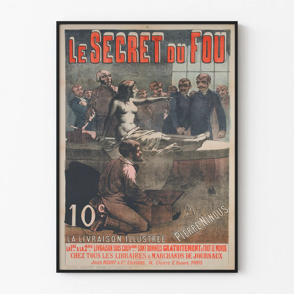 Vintage Poster The Fool's Secret - Artistic Wall Decoration