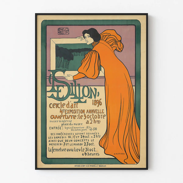 Vintage Exhibition Poster Le Sillon 1896