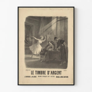 Vintage Poster The Silver Stamp - Classic Wall Decoration