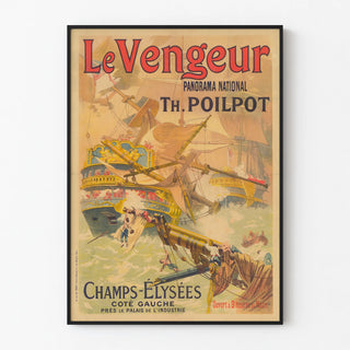 Vintage poster The Avenger - National Panorama Champs-Élysées