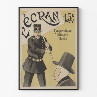 Vintage humorous literary poster Screen