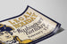 Vintage Poster Legal Celebration Washington's Birthday February 22 — artwork view