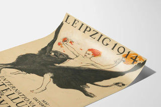 Vintage Leipzig Poster 1914 - International Exhibition of Graphics and Printing