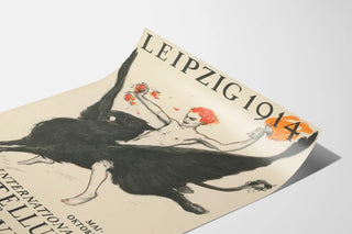 Vintage Leipzig Poster 1914 - International Exhibition of Graphics and Books