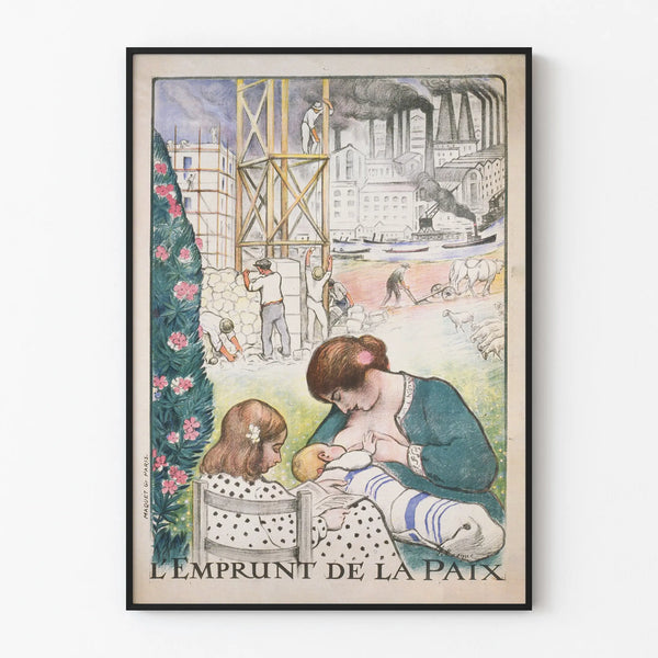 Vintage Poster The Peace Loan - Retro Wall Decoration