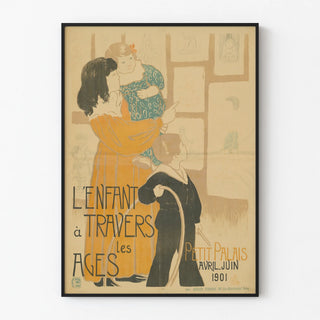 Poster The Child Through the Ages - Artistic Exhibition Poster