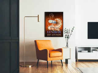Vintage poster Lenibar for gastrointestinal troubles