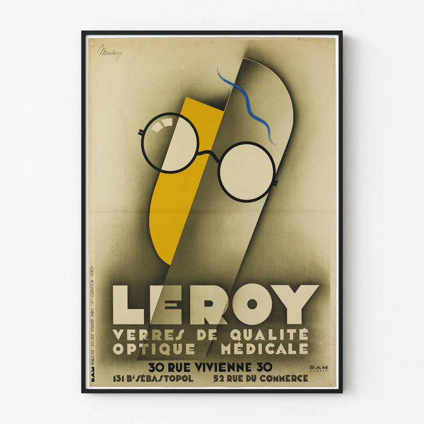 Vintage poster Leroy Medical Optical Glasses
