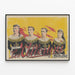 Vintage poster Les Albertini de l'Horloge — framed artwork on a wall