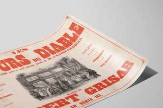 Vintage Poster of The Devil's Loves - Opera-Fairy Tale Score — artwork view