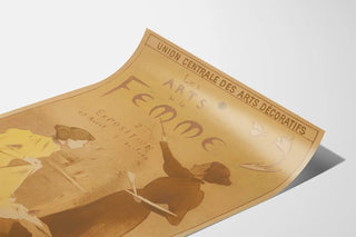Vintage Poster for the Exhibition "The Arts of Women" – Palais de l'Industrie