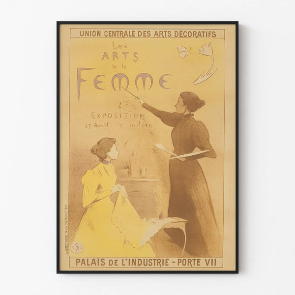 Vintage Poster Les Arts de la Femme - Exhibition Palais de l'Industrie