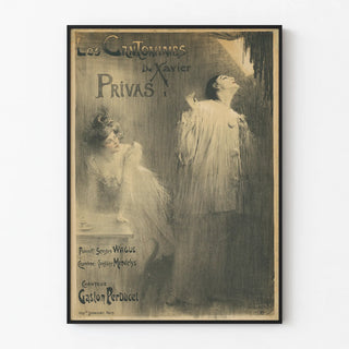 Vintage poster Les Cantomimes de Xavier Privas by C. Léandre