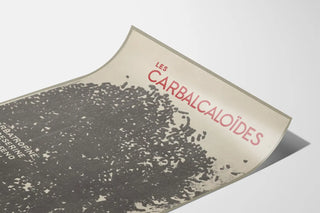 Vintage Scientific Poster of Carbalcaloïdes