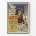 Vintage poster Les Ennemis de Monsieur Lubin Grand Roman by Constant Guéroult