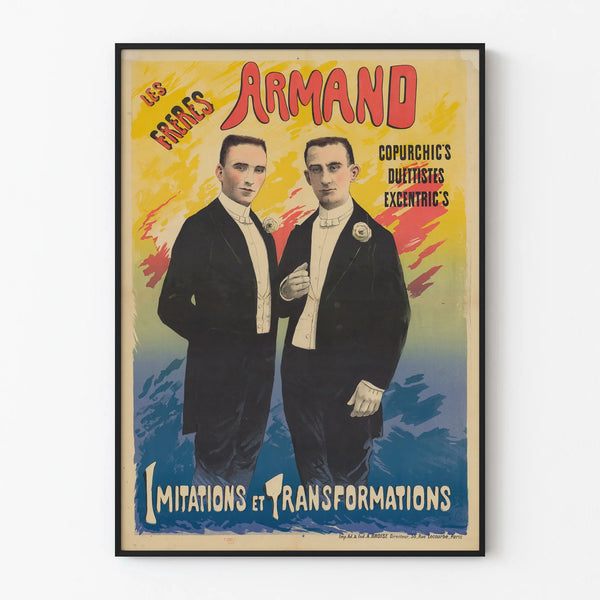 Vintage poster Les Frères Armand Decorative