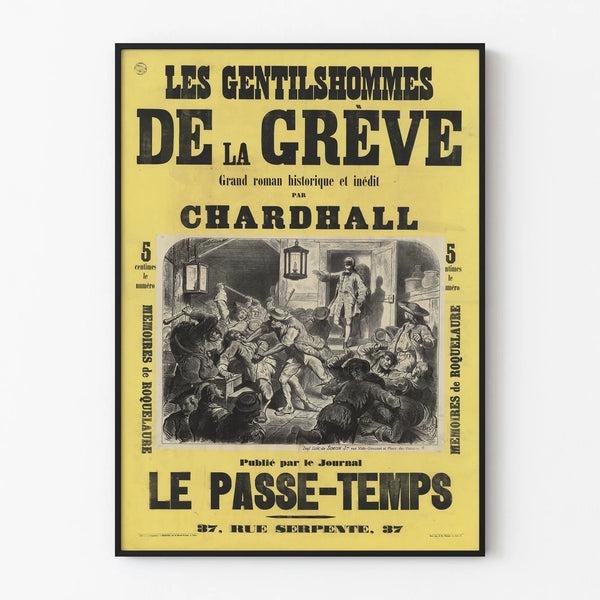 Vintage Poster The Gentlemen of the Quay - Historic Wall Decoration