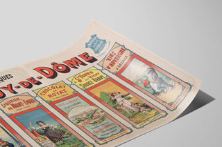 Vintage Poster of the Major Brands of Puy-de-Dôme — artwork view