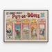 Vintage Poster of the Major Brands of Puy-de-Dôme — framed artwork on a wall