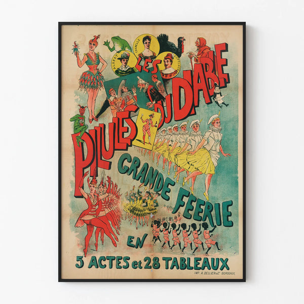 Vintage Poster The Devil's Pills - Grand Spectacle in 5 Acts