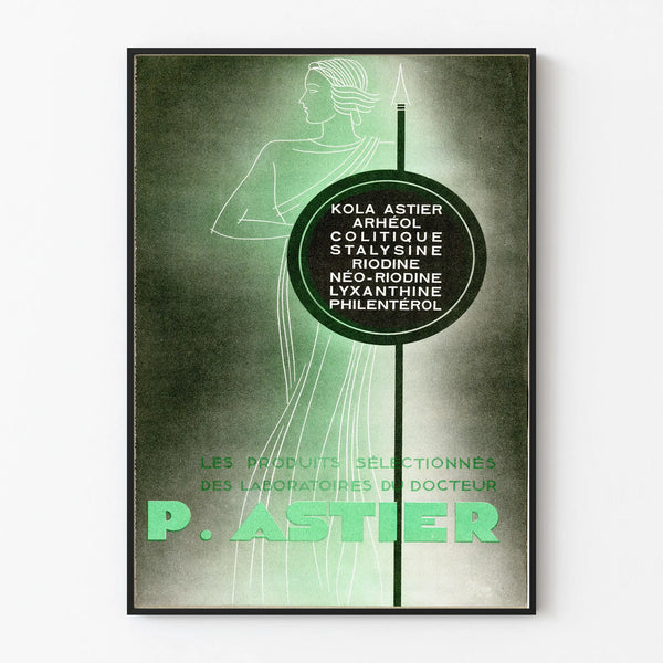 Vintage poster of the Laboratories of Dr. P. Astier