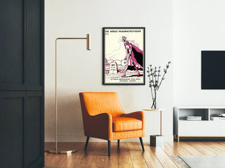 Poster The Pharmaceutical Riddles No.2 - Vintage Pharmacy Illustration