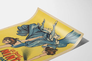 Vintage Poster of Les Sœurs Minty Playful Dancers