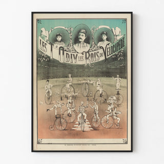 Vintage Poster Les Todiv the Kings of the Bicycle