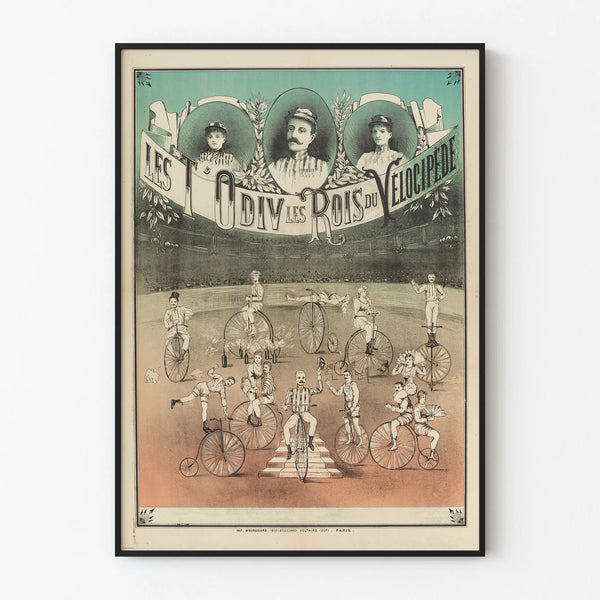 Vintage Poster Les Todiv the Kings of the Bicycle