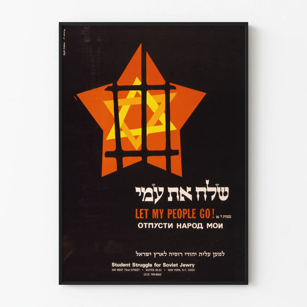 Poster Let My People Go - Visual declaration for freedom
