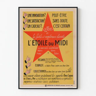 Vintage Poster Star of the South - Prime Stamp Distribution and Eden Vouchers