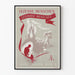 Vintage poster reading Lezende Menschen Glückliche Menschen