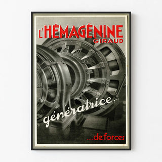 Vintage poster of Giraud Hemagglutinin force generator