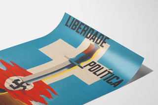 Liberty Political Poster - Historical Wall Decoration