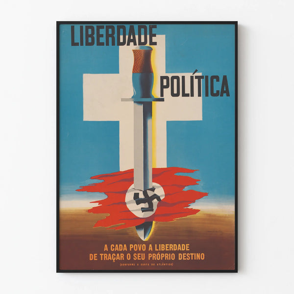 Liberty Political Poster - Historical Wall Decoration
