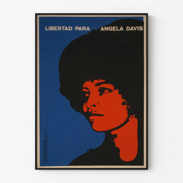 Libertad for Angela Davis Poster in Wall Decoration