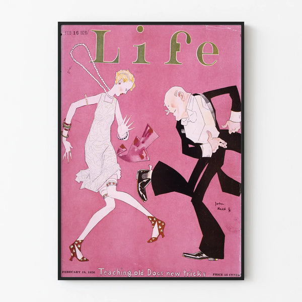 Vintage Life Magazine Poster 1926 Dance and Elegance Art Deco