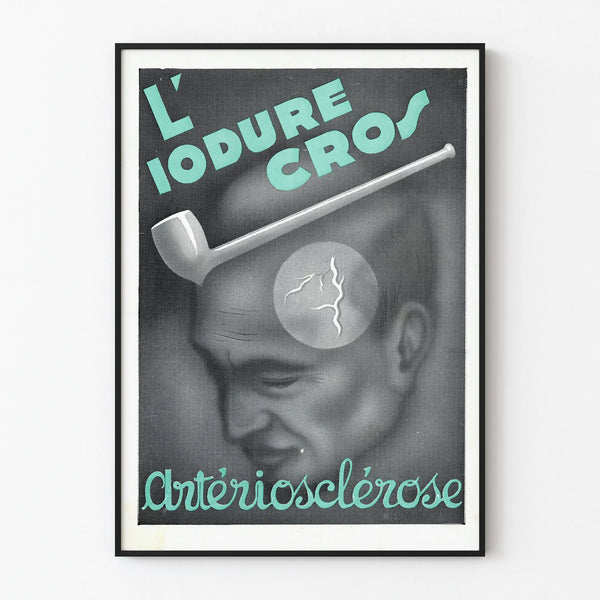 Vintage poster of Iodure Cros to decorate your walls