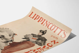 Vintage poster of Lippincott's for November