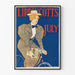 Vintage Poster Lippincott’s July 1896 Woman on Bicycle
