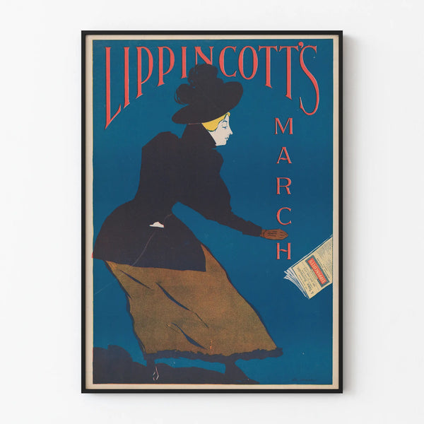 Vintage Advertising Poster Lippincotts March