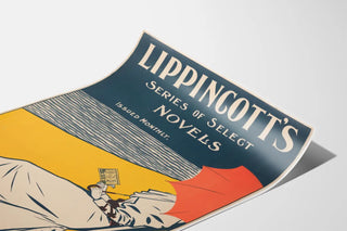 Vintage Poster Lippincott's Series of Select Novels