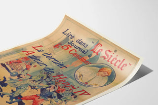 Vintage Poster of The Last Love of Henry IV