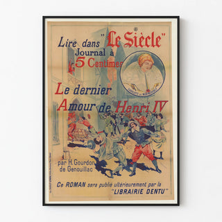 Vintage Poster of The Last Love of Henry IV